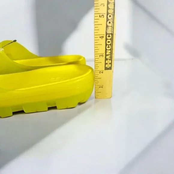 NWT UGG Jella Clear Slide Sandals Yellow Size 10 - Picture 5 of 14